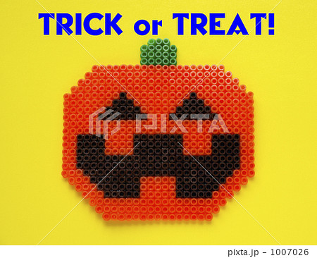 ハロウィン アイロンビーズ １０月 年中行事のイラスト素材