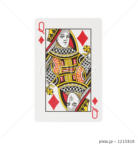 12 トランプ クイーン カード 女王の写真素材