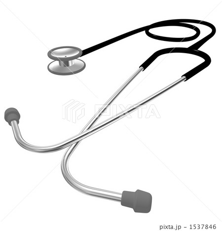 聴診器 ステート 医療器具 医者のイラスト素材