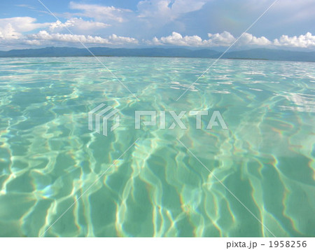 カリブ海 海 南国 パナマの写真素材