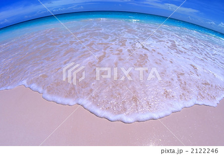 ピンクサンドビーチの写真素材 ピンクサンドビーチの写真素材