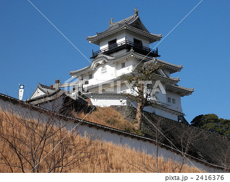 掛川城 城 戦国時代 砦の写真素材
