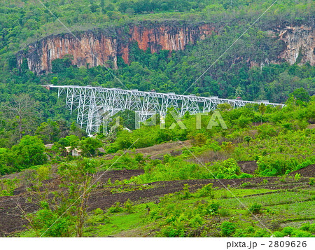 ゴッティ鉄橋の写真素材