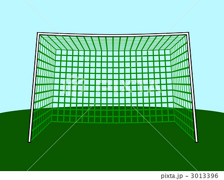 サッカーゴール サッカー用ゴール ゴール網 ゴールネットのイラスト素材