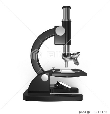 顕微鏡 理科 研究 観察のイラスト素材