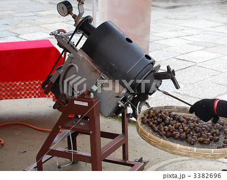 栗焼機 焼栗機 機械の写真素材 - PIXTA