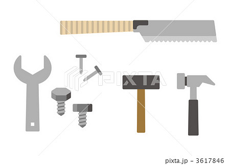 大工道具のイラスト素材