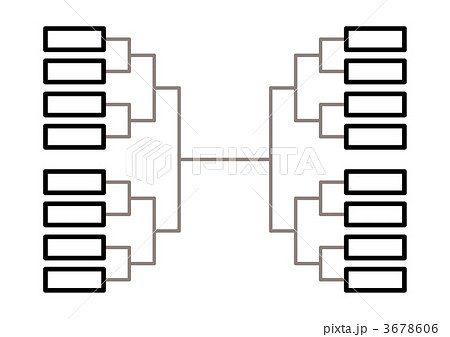 トーナメント表の写真素材