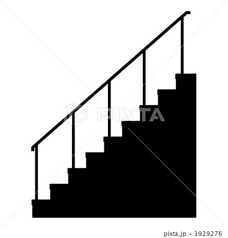 上り階段のイラスト素材