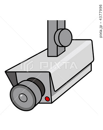 カメラ作動中 監視カメラ 防犯カメラ カメラのイラスト素材