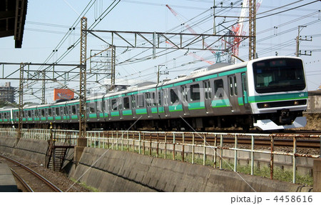 常磐線快速 緑電 E231系 常磐線の写真素材 - PIXTA