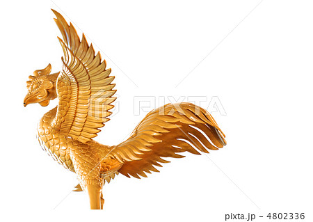 フェニックス 不死鳥 鳳凰 像の写真素材