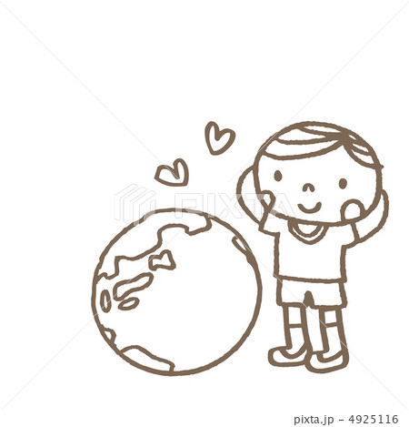 地図 白バック イラスト 手描き デフォルメのイラスト素材