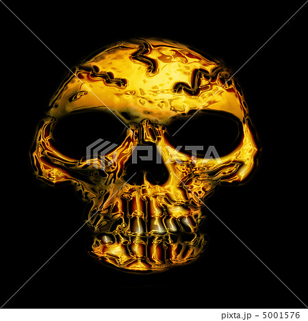 鎖骨 歯 髑髏 骸骨のイラスト素材