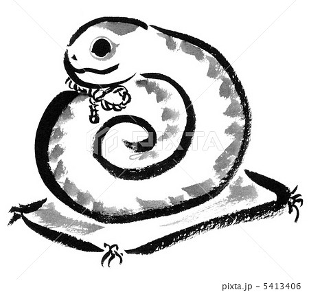 土鈴 巳 干支 鈴のイラスト素材 Pixta