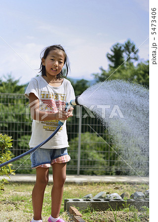 小学４年 女子の写真素材