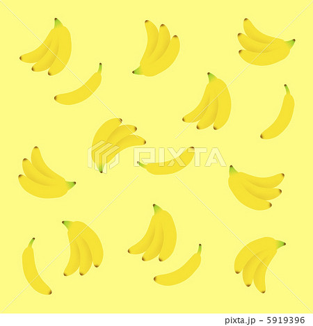 テクスチャ バナナ 黄色背景 ばななのイラスト素材