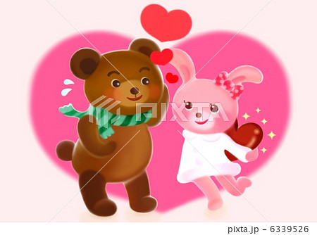 バレンタインデー カップルのイラスト素材