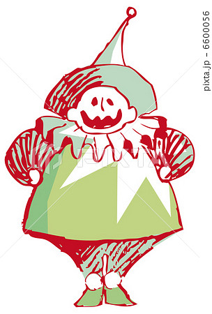 不気味な笑みのイラスト素材