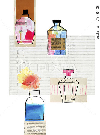 香水瓶のイラスト素材