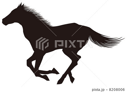 馬 イラスト素材 Horse 鬣のイラスト素材