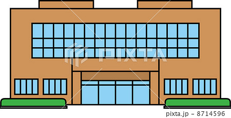 公共施設 ベクター 市役所 建物のイラスト素材