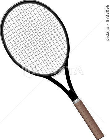 テニスラケット ラケット テニス用品 ガットのイラスト素材