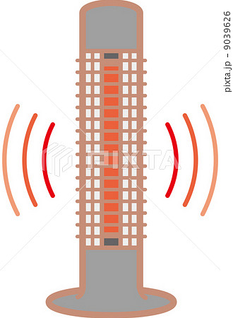 電気ストーブのイラスト素材