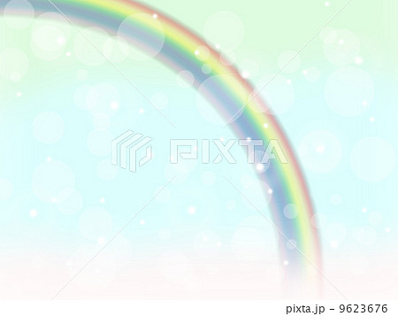 虹 レインボー 7色 にじのイラスト素材