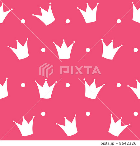 クラウン 冠 王冠 壁紙のイラスト素材