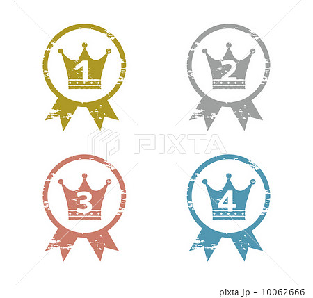 ベクター 王冠 スタンプ 擦れのイラスト素材