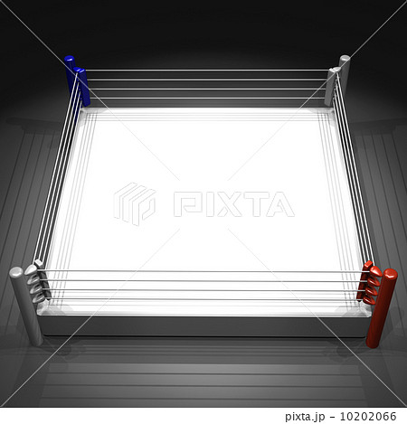 ボクシングリング マット コーナー ボクシングの写真素材