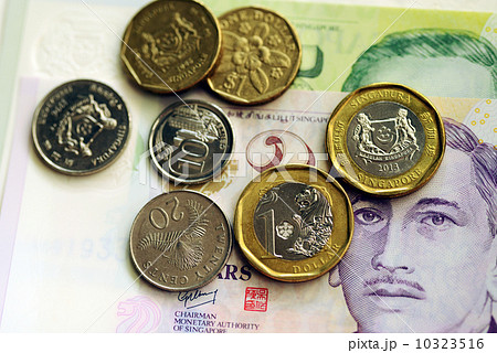 ブルネイ お金 紙幣 硬貨の写真素材 - PIXTA