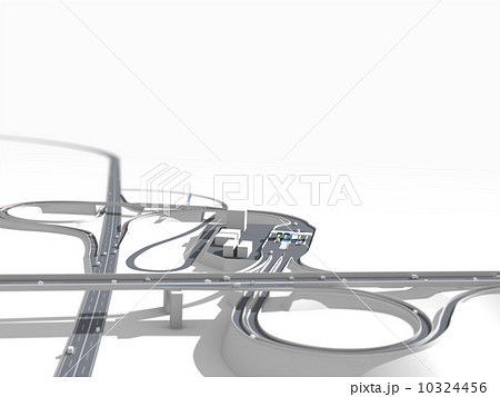 高速道路icのイラスト素材