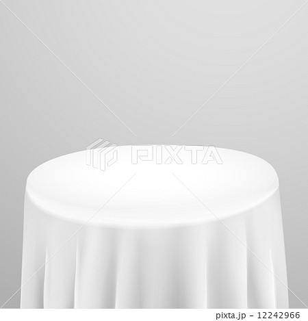 ドレープ 夕食 テーブルクロスのイラスト素材 12242966 Pixta