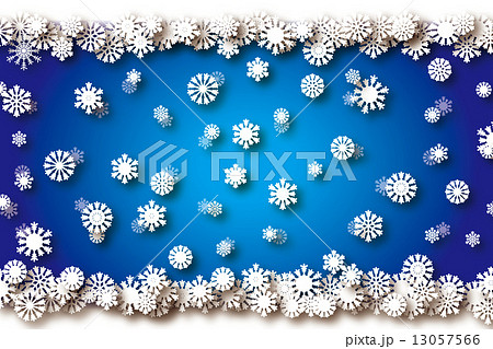 雪 結晶 背景 壁紙の写真素材