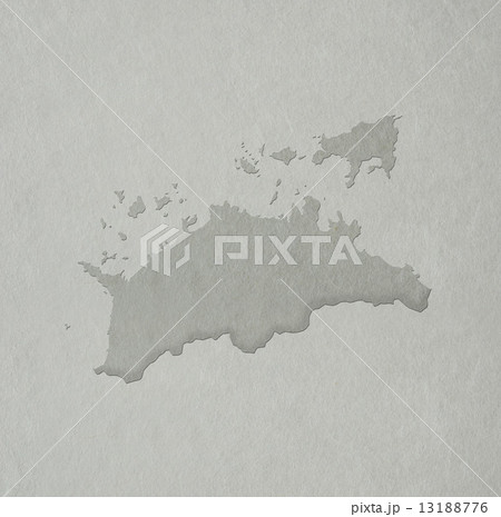 香川県地図のイラスト素材