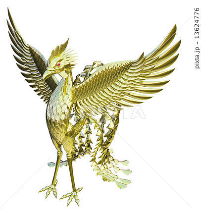 不死鳥 鳳凰 フェニックス 霊鳥のイラスト素材