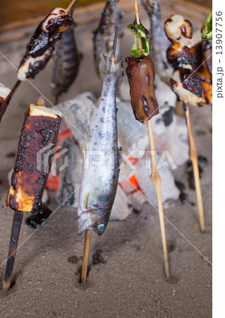 ヤマメ塩焼きの写真素材 - PIXTA
