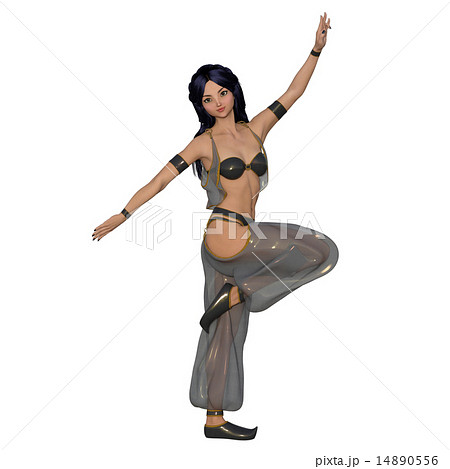 ベリーダンス ポーズの写真素材