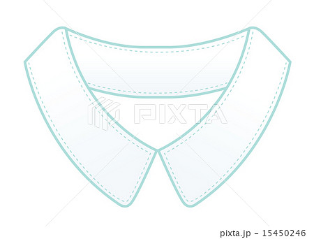 ワイシャツ シャツ 衣類 襟のイラスト素材