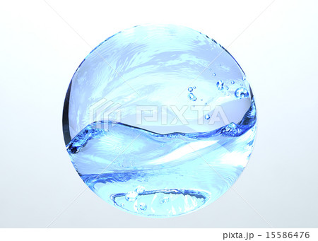水 球 球体 水面のイラスト素材