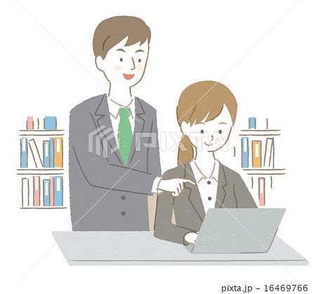 会話練習のイラスト素材