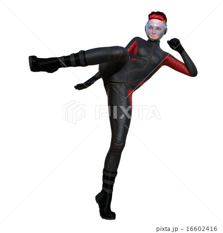 スパイ 戦闘服の写真素材