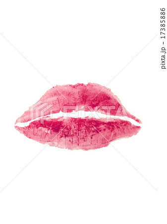唇 くちびる 口紅 キスマークのイラスト素材