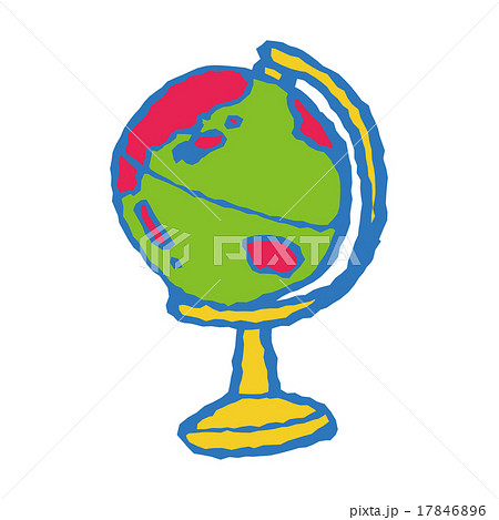 地球儀のイラスト素材 地球儀のイラスト素材
