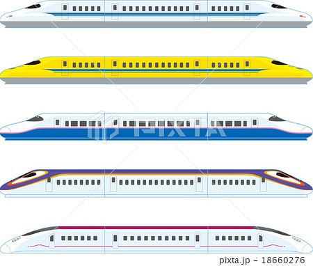 新幹線のイラスト素材集 ピクスタ