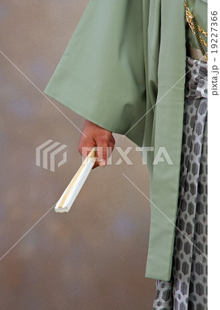 馬乗り袴の写真素材