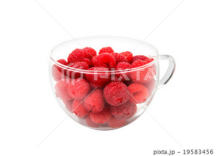 フランボワーズ ラズベリー フルーツ ヨーロッパキイチゴの写真素材