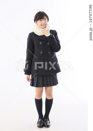冬服 中学生の写真素材